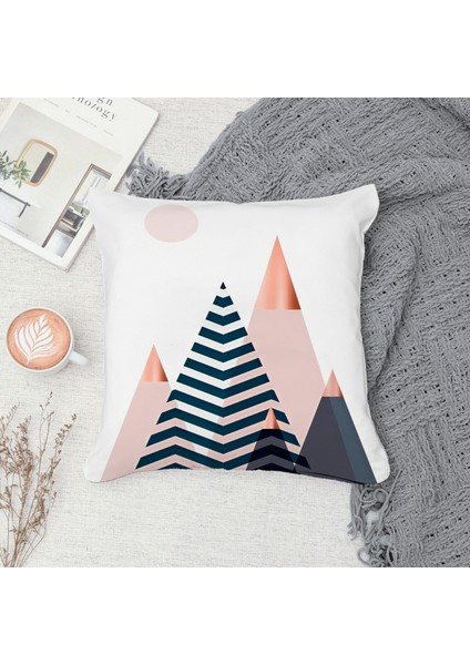 Çift Taraf Baskılı Gizli Di Özel Tasarım Süet Dokulu Kırlent Kılıfı Takımı 126