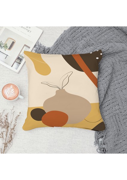 Çift Taraf Baskılı Gizli Di Özel Tasarım Süet Dokulu Kırlent Kılıfı Takımı 167