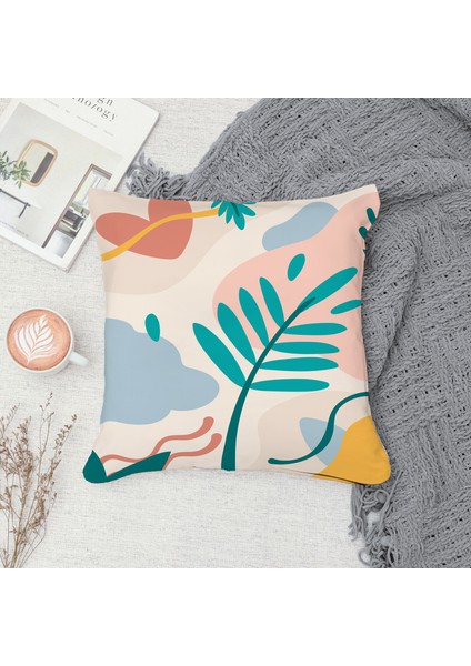 Çift Taraf Baskılı Gizli Di Özel Tasarım Süet Dokulu Kırlent Kılıfı Takımı 195