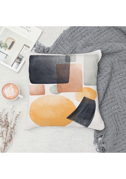 Çift Taraf Baskılı Gizli Di Özel Tasarım Süet Dokulu Kırlent Kılıfı Takımı 262