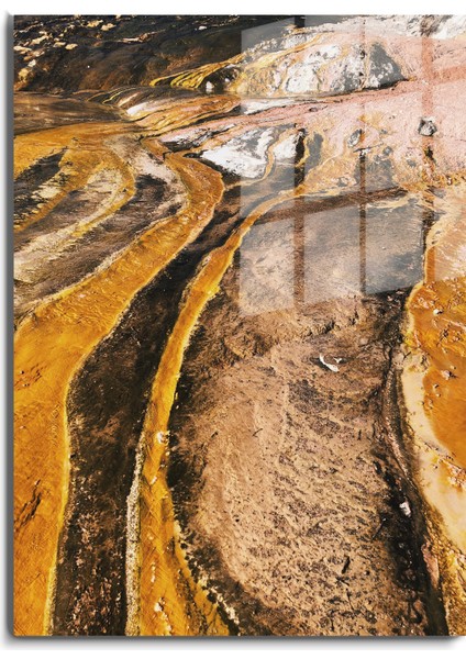 Doğa, Manzara 3D Dekoratif Bask Cam Tablo 108