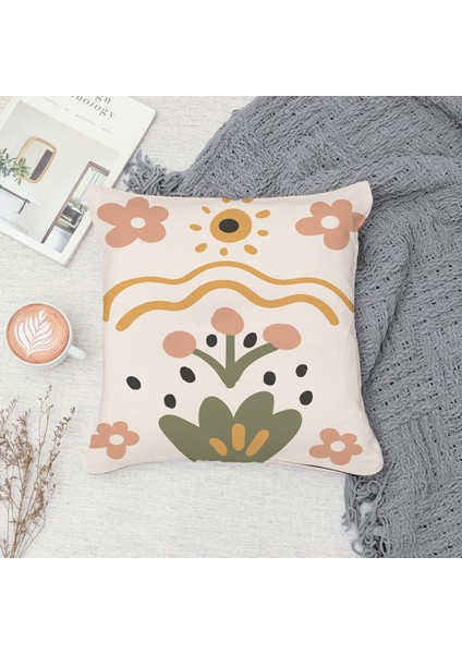 Çift Taraf Baskılı Gizli Di Özel Tasarım Süet Dokulu Kırlent Kılıfı Takımı 186