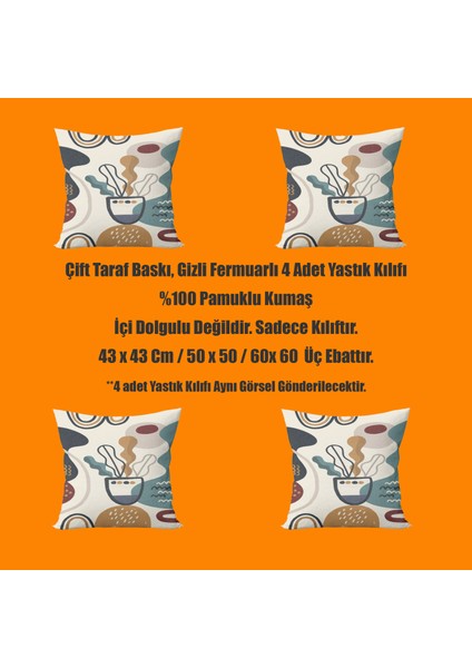 Çift Taraf Baskılı Gizli Di Özel Tasarım Süet Dokulu Kırlent Kılıfı Takımı 79 indirimleri