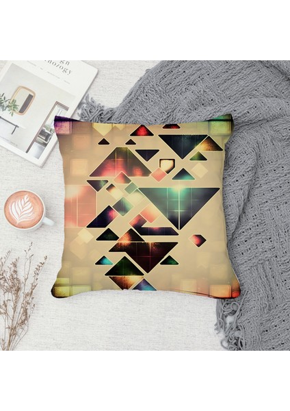 Çift Taraf Baskılı Gizli Di Özel Tasarım Süet Dokulu Kırlent Kılıfı Takımı 103