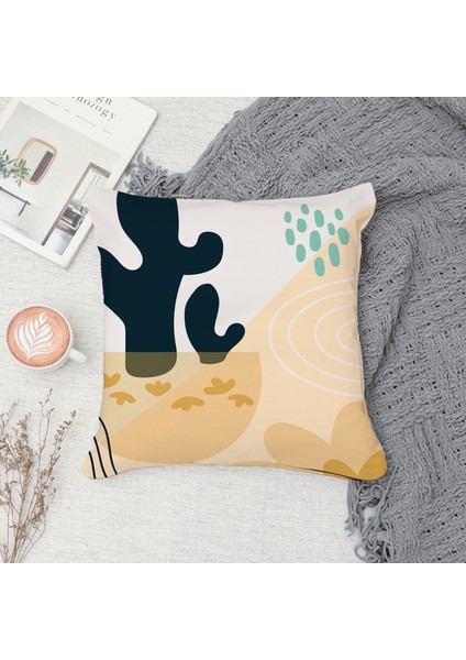 Çift Taraf Baskılı Gizli Di Özel Tasarım Süet Dokulu Kırlent Kılıfı Takımı 37