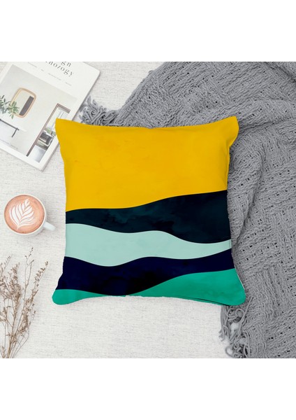 Çift Taraf Baskılı Gizli Di Özel Tasarım Süet Dokulu Kırlent Kılıfı Takımı 170