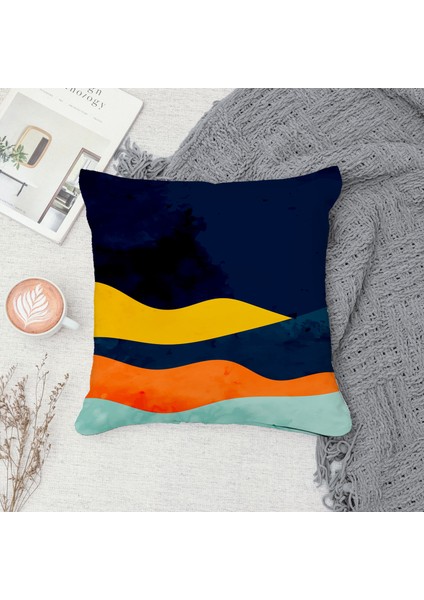 Çift Taraf Baskılı Gizli Di Özel Tasarım Süet Dokulu Kırlent Kılıfı Takımı 171