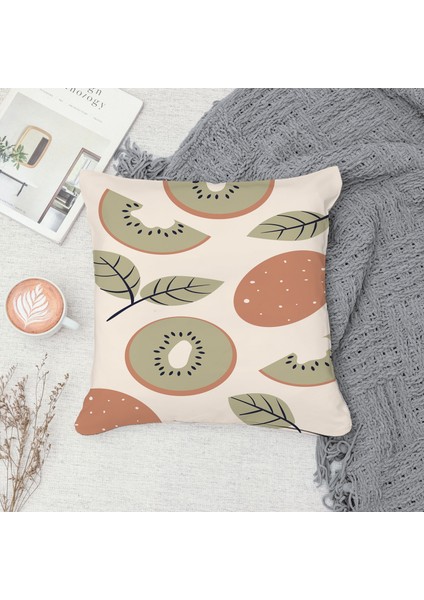 Çift Taraf Baskılı Gizli Di Özel Tasarım Süet Dokulu Kırlent Kılıfı Takımı 178