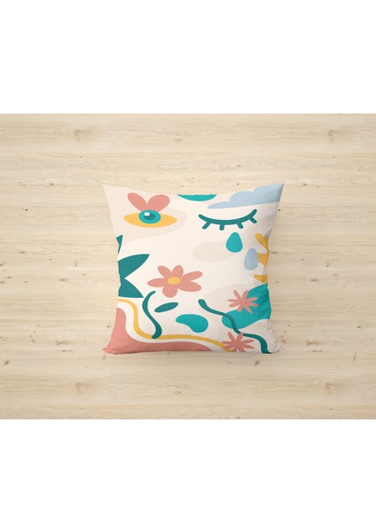 Çift Taraf Baskılı Gizli Di Özel Tasarım Süet Dokulu Kırlent Kılıfı Takımı 197 modelleri