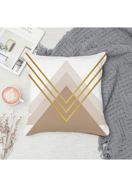 Çift Taraf Baskılı Gizli Di Özel Tasarım Süet Dokulu Kırlent Kılıfı Takımı 159