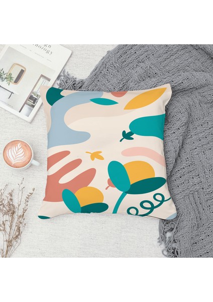 Çift Taraf Baskılı Gizli Di Özel Tasarım Süet Dokulu Kırlent Kılıfı Takımı 196