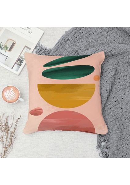 Çift Taraf Baskılı Gizli Di Özel Tasarım Süet Dokulu Kırlent Kılıfı Takımı 278