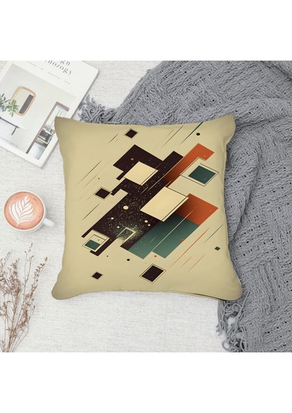 Çift Taraf Baskılı Gizli Di Özel Tasarım Süet Dokulu Kırlent Kılıfı Takımı 78