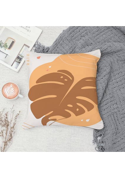 Çift Taraf Baskılı Gizli Di Özel Tasarım Süet Dokulu Kırlent Kılıfı Takımı 198