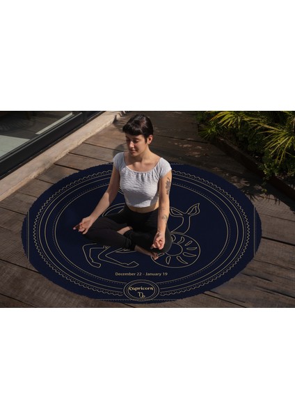Yoga, Meditasyon,burçlar ve Mandala Temalı, Meditasyon Halısı 22