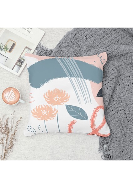 Çift Taraf Baskılı Gizli Di Özel Tasarım Süet Dokulu Kırlent Kılıfı Takımı 53