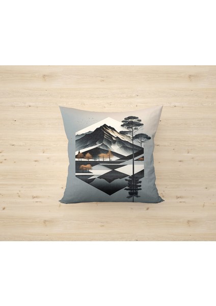 Çift Taraf Baskılı Gizli Di Özel Tasarım Süet Dokulu Kırlent Kılıfı Takımı 86 modelleri