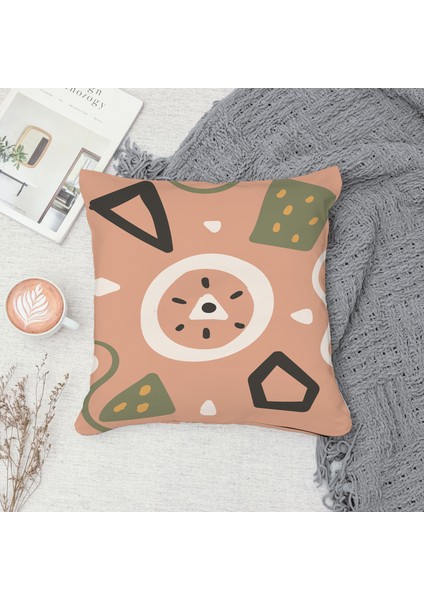 Çift Taraf Baskılı Gizli Di Özel Tasarım Süet Dokulu Kırlent Kılıfı Takımı 188