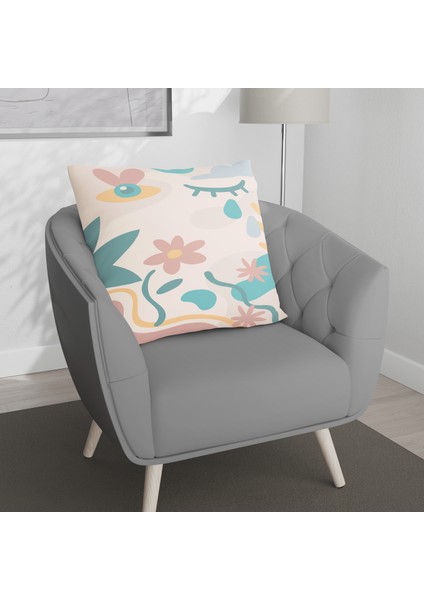 Çift Taraf Baskılı Gizli Di Özel Tasarım Süet Dokulu Kırlent Kılıfı Takımı 222 fırsatları