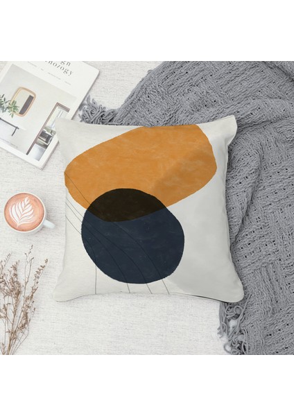 Çift Taraf Baskılı Gizli Di Özel Tasarım Süet Dokulu Kırlent Kılıfı Takımı 228