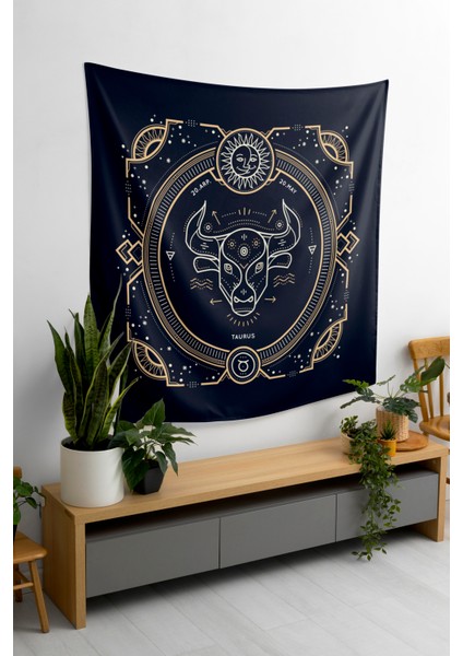Bohem,yoga, Meditasyon,burçlar ve Mandala Temalı, Duvar Örtüsü 55