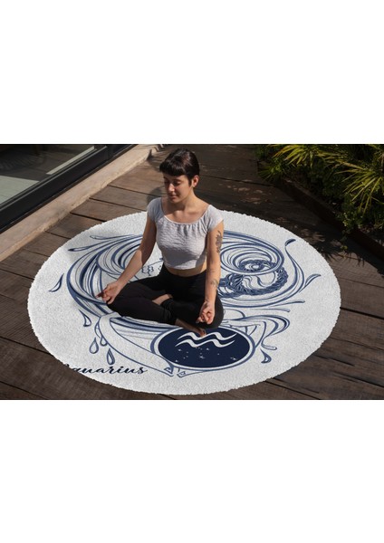 Yoga, Meditasyon,burçlar ve Mandala Temalı, Meditasyon Halısı 42