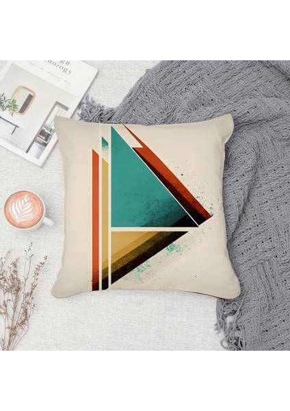 Çift Taraf Baskılı Gizli Di Özel Tasarım Süet Dokulu Kırlent Kılıfı Takımı 95