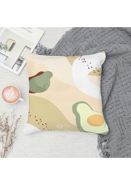 Çift Taraf Baskılı Gizli Di Özel Tasarım Süet Dokulu Kırlent Kılıfı Takımı 41