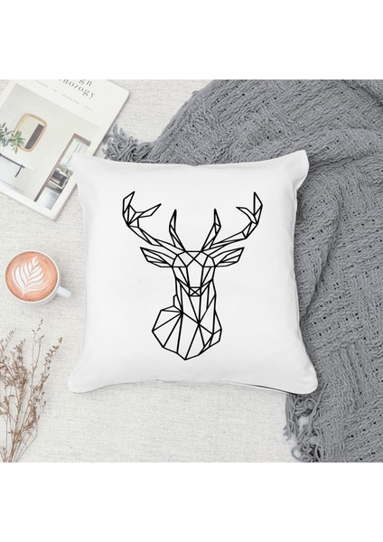 Çift Taraf Baskılı Gizli Di Özel Tasarım Süet Dokulu Kırlent Kılıfı Takımı 141