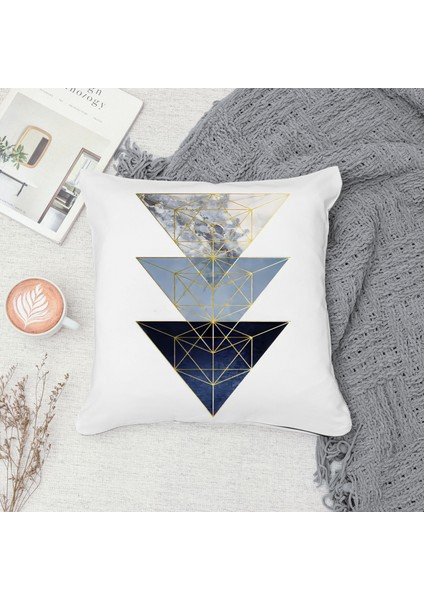 Çift Taraf Baskılı Gizli Di Özel Tasarım Süet Dokulu Kırlent Kılıfı Takımı 155