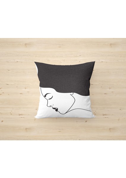 Çift Taraf Baskılı Gizli Di Özel Tasarım Süet Dokulu Kırlent Kılıfı Takımı 272 modelleri