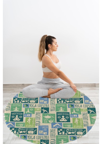 Yoga, Meditasyon,burçlar ve Mandala Temalı, Meditasyon Halısı 16 fırsatları