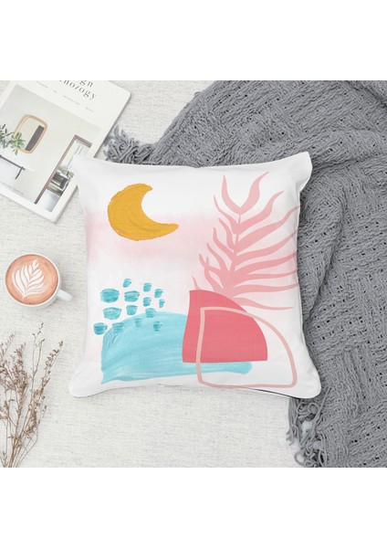 Çift Taraf Baskılı Gizli Di Özel Tasarım Süet Dokulu Kırlent Kılıfı Takımı 252