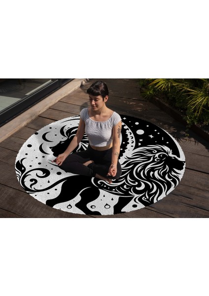 Yoga, Meditasyon,burçlar ve Mandala Temalı, Meditasyon Halısı 50