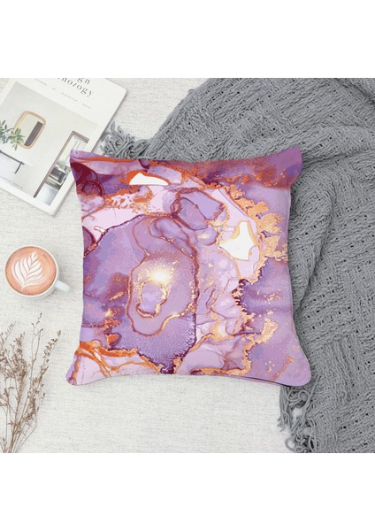 Çift Taraf Baskılı Gizli Di Özel Tasarım Süet Dokulu Kırlent Kılıfı Takımı 02