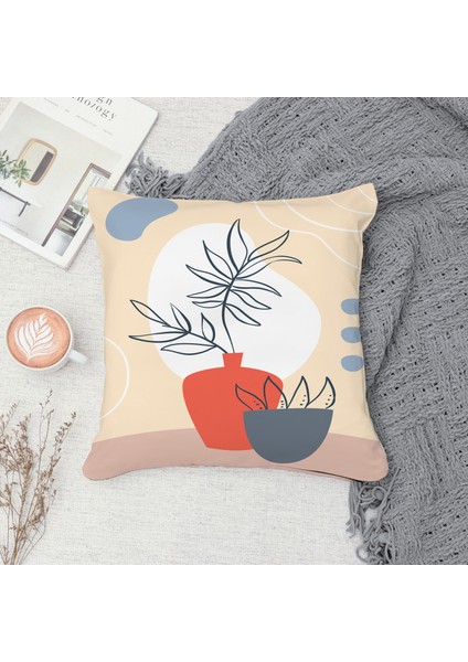 Çift Taraf Baskılı Gizli Di Özel Tasarım Süet Dokulu Kırlent Kılıfı Takımı 30