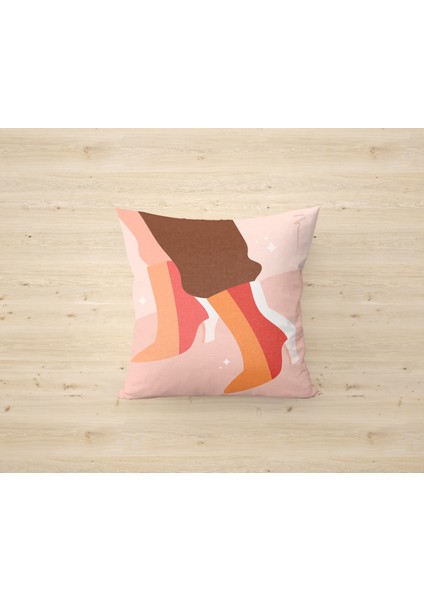 Çift Taraf Baskılı Gizli Di Özel Tasarım Süet Dokulu Kırlent Kılıfı Takımı 54 modelleri