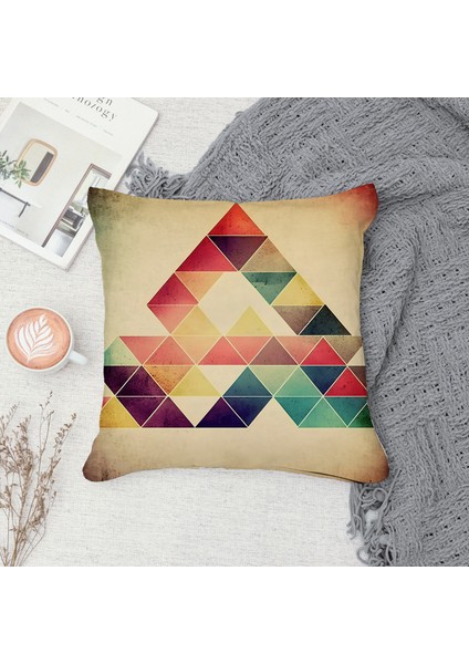 Çift Taraf Baskılı Gizli Di Özel Tasarım Süet Dokulu Kırlent Kılıfı Takımı 111