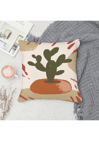 Çift Taraf Baskılı Gizli Di Özel Tasarım Süet Dokulu Kırlent Kılıfı Takımı 183