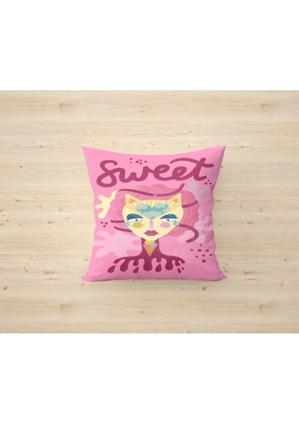 Çift Taraf Baskılı Gizli Di Özel Tasarım Süet Dokulu Kırlent Kılıfı Takımı 04 modelleri