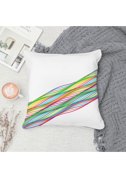 Çift Taraf Baskılı Gizli Di Özel Tasarım Süet Dokulu Kırlent Kılıfı Takımı 248