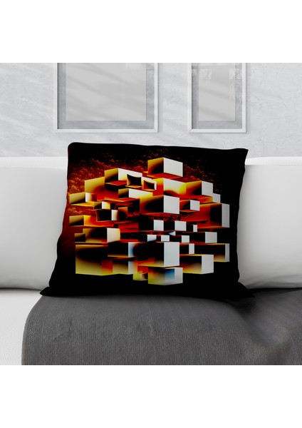 Çift Taraf Baskılı Gizli Di Özel Tasarım Süet Dokulu Kırlent Kılıfı Takımı 72 fiyatları