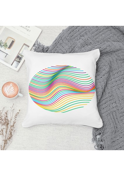 Çift Taraf Baskılı Gizli Di Özel Tasarım Süet Dokulu Kırlent Kılıfı Takımı 249