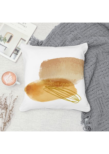 Çift Taraf Baskılı Gizli Di Özel Tasarım Süet Dokulu Kırlent Kılıfı Takımı 285