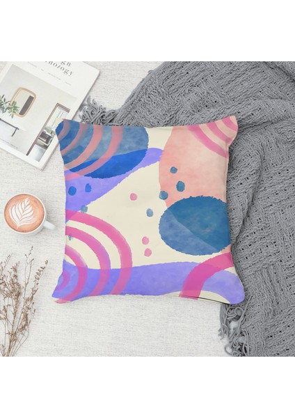 Çift Taraf Baskılı Gizli Di Özel Tasarım Süet Dokulu Kırlent Kılıfı Takımı 190