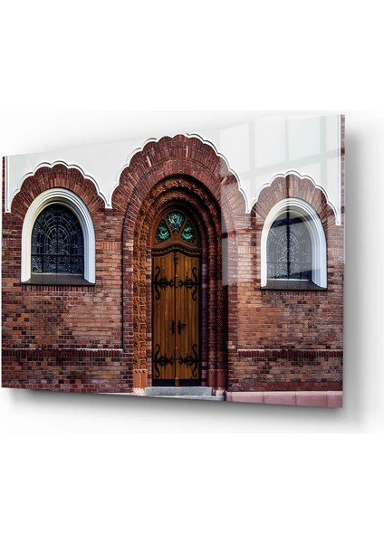 Şehirler ve Manzaralar, Yapay Zeka Destekli, 3D Dekoratif Baskı Yatay Cam Tablo 493 fiyatları