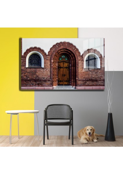 Şehirler ve Manzaralar, Yapay Zeka Destekli, 3D Dekoratif Baskı Yatay Cam Tablo 493 modelleri