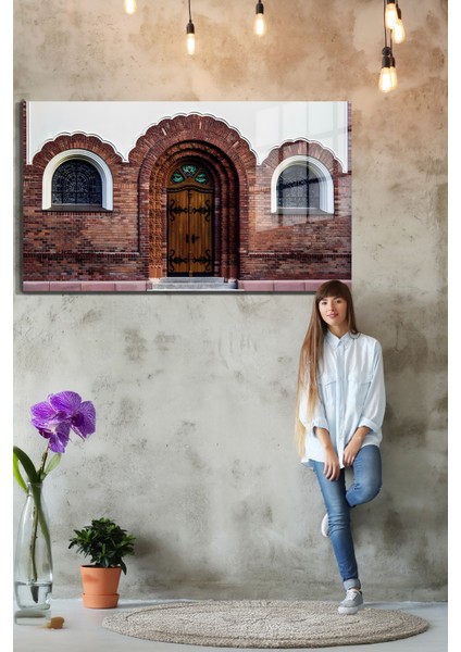 Şehirler ve Manzaralar, Yapay Zeka Destekli, 3D Dekoratif Baskı Yatay Cam Tablo 493 fırsatları