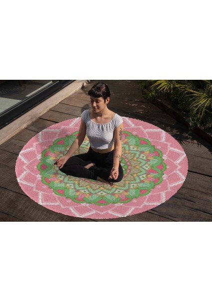 Yoga, Meditasyon,burçlar ve Mandala Temalı, Meditasyon Halısı 60