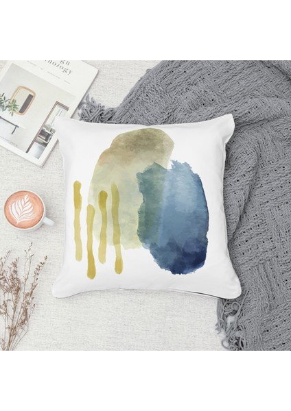 Çift Taraf Baskılı Gizli Di Özel Tasarım Süet Dokulu Kırlent Kılıfı Takımı 286